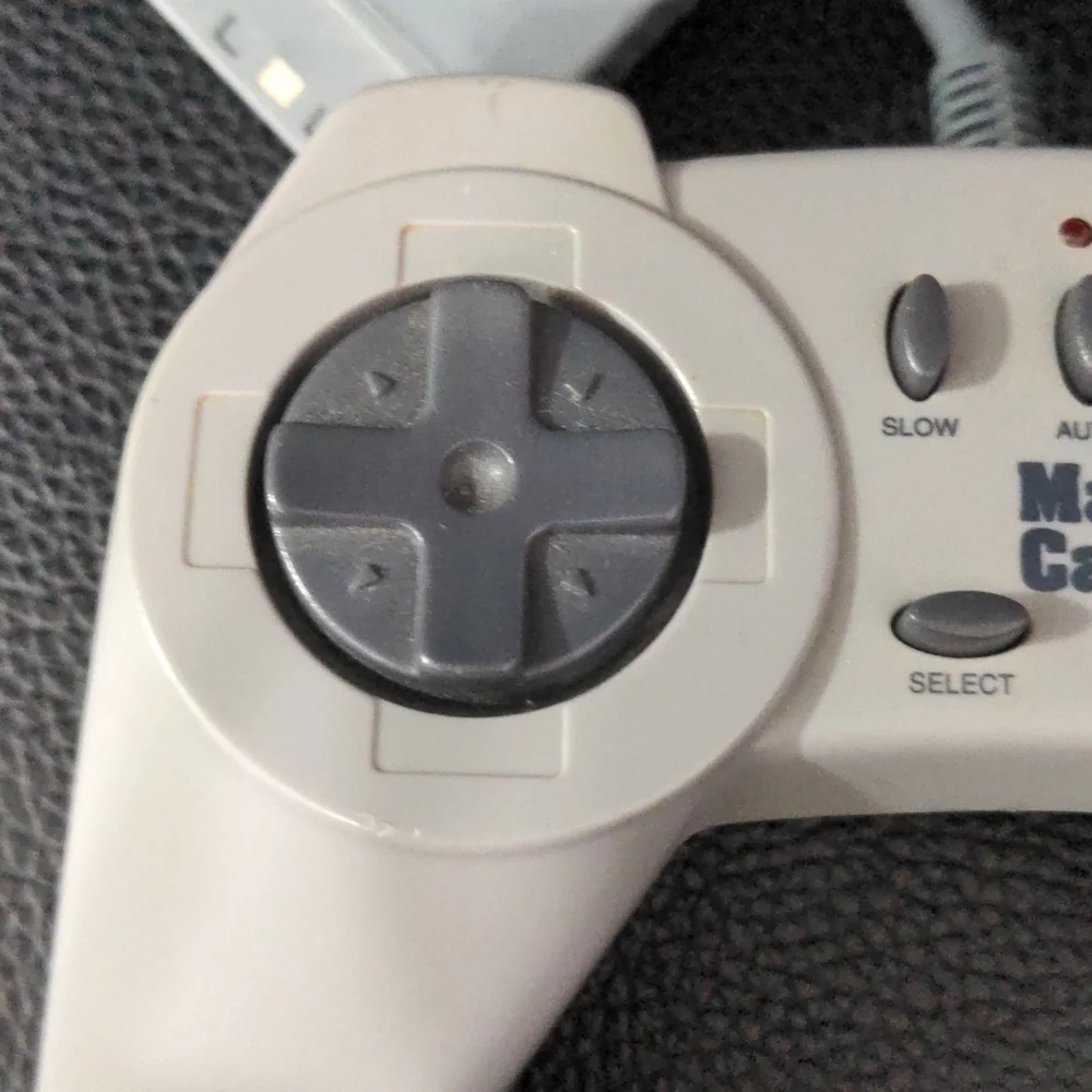 Mad Catz PS1 Gaming Controller Gray PlayStation One CN 3596 Tested working